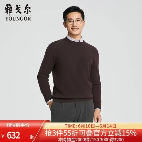 【商场同款】雅戈尔男士羊毛衫秋冬新款官方商务休闲羊毛衫男图片