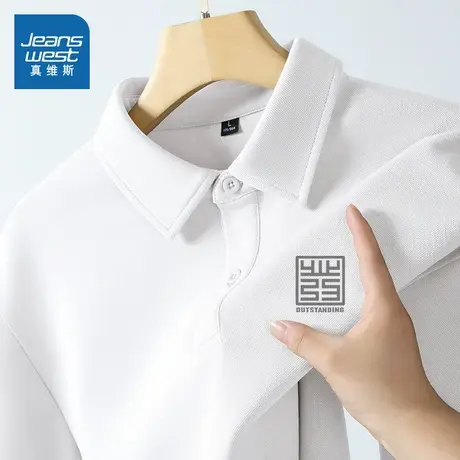 JR真维斯男装2025夏季新款 潮流美式百搭宽松男款短袖POLO衫上衣图片