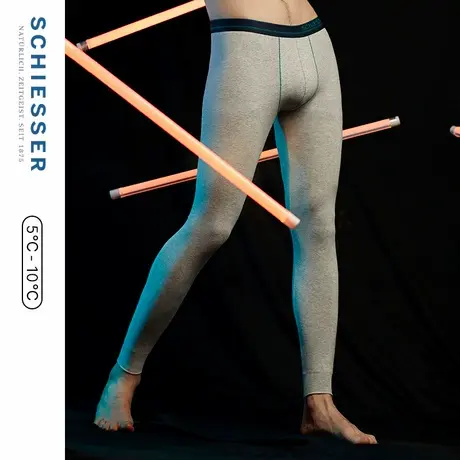 【舒美棉抑菌】SCHIESSER舒雅男士S2系列抗菌棉质秋裤保暖裤20734商品大图