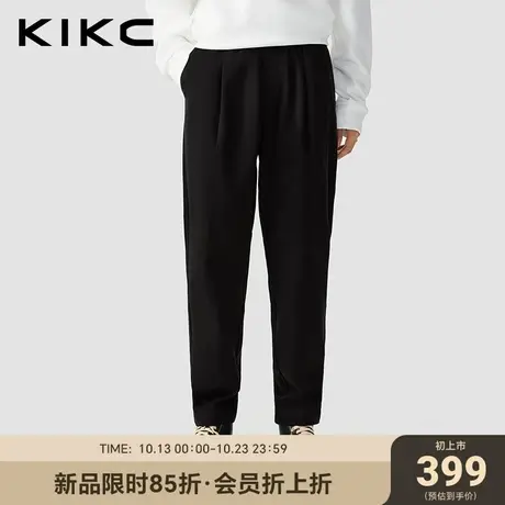 kikc休闲裤男2023秋装新款商场同款弹力松紧腰百搭锥形休闲长裤商品大图