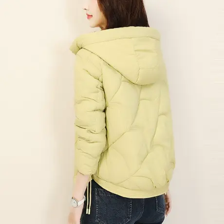 新品8.5折】设计感连帽加厚保暖棉衣短款棉服小棉袄外套商品大图
