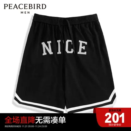 太平鸟男装 运动中短裤B2GNC2477商品大图