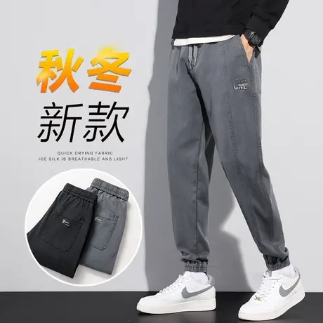 春季秋冬款工装裤男士束脚宽松休闲长裤子男裤潮牌2024新款青少年商品大图
