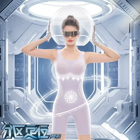 北极绒塑身衣女美体塑形产后收腹束腰提臀无痕保暖全身连体束身衣商品大图