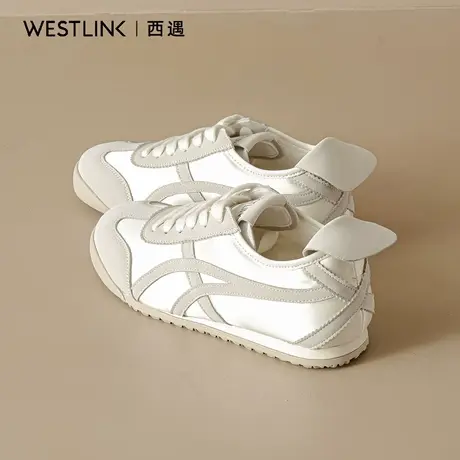 西遇德训鞋女款2025秋季新款复古百搭小白鞋爆款轻便运动休闲鞋A图片