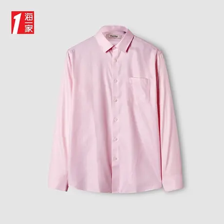 海一家婚礼宴会衬衣新款商务正装职业长袖衬衫男图片