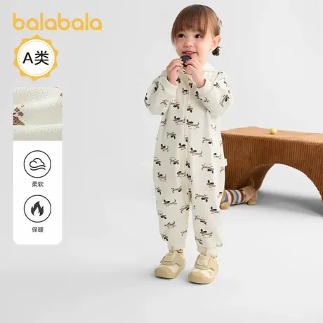 巴拉巴拉balaOne婴儿连体衣宝宝爬服哈衣2025新款潮流时尚可爱萌商品大图