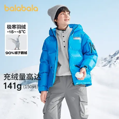 【TRICKCOOIP】巴拉巴拉男童羽绒服儿童2025冬童装外套女保暖时尚商品大图