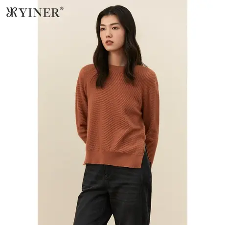 女装2021冬季新款毛针织衫8C31506350商品大图