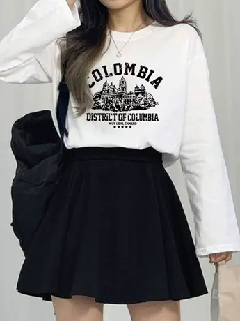 仿棉长袖t恤女2023新款秋冬季加绒内搭打底衫今年流行漂亮上衣服商品大图