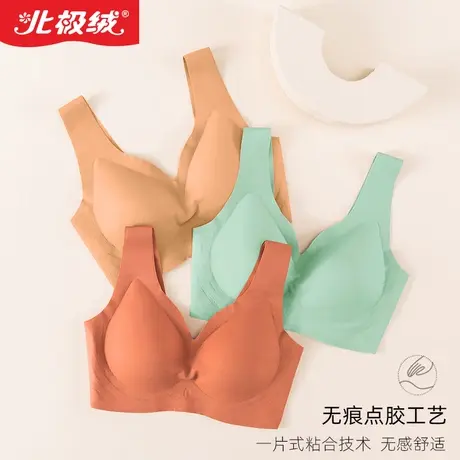 内衣女大胸显小胸薄款聚拢收副乳防下垂无钢圈文胸缩胸调整型胸罩商品大图