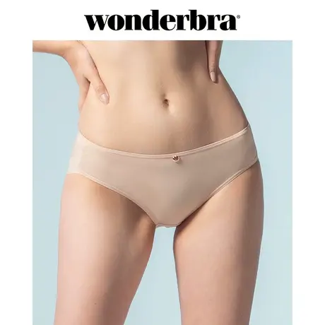 WONDERBRA肤色棉质底档无痕内裤女弹力中腰不夹臀三角裤图片