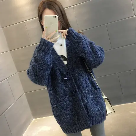 毛衣2023年新款女装秋冬季秋款秋装女士针织开衫宽松百搭外穿爆款图片