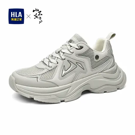 HLA/海澜之家山不在高系列新款潮流增高老爹鞋透气百搭休闲鞋商品大图