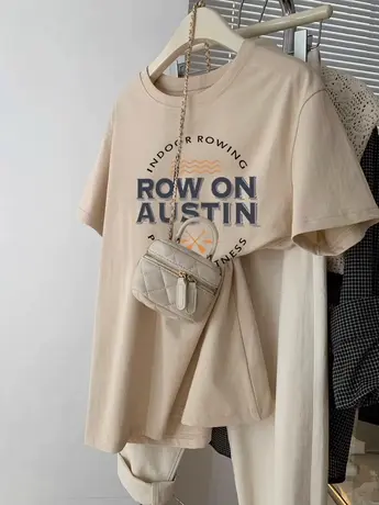 大码hiphop潮牌T恤女装美式高街风短袖嘻哈ins夏季纯棉设计上衣商品大图