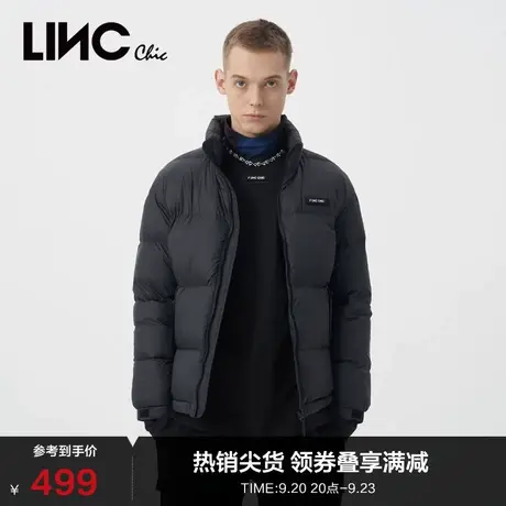 LINCCHIC金羽杰羽绒服男科技锁温鹅绒面包短款羽绒服男N22801501N图片