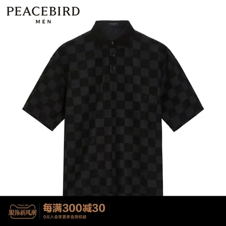 太平鸟男装 POLO衫2022年夏季新款纯棉短袖B1DBC2543图片