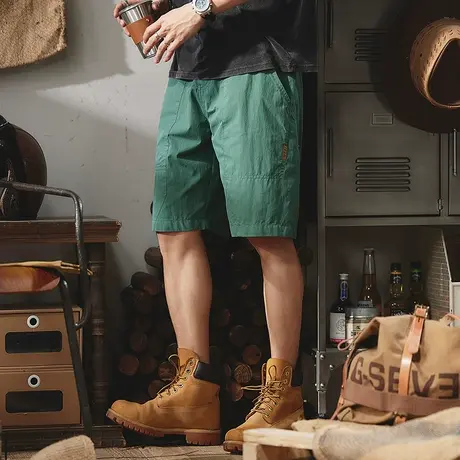 Modi Nick/摩帝尼克男款裤子男士宽松休闲五分裤潮流运动沙滩裤男商品大图