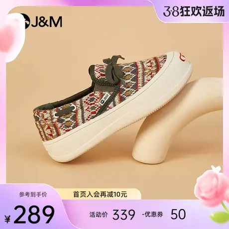 快乐玛丽松糕鞋女2024春季新款软底摇摇鞋增高厚底百搭休闲帆布鞋图片