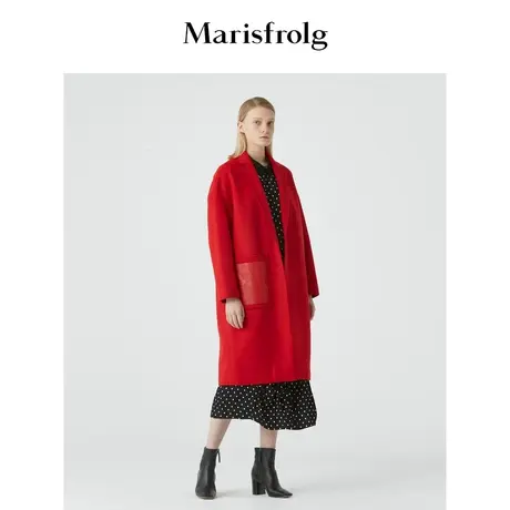 【奥莱清仓保暖季特价 】玛丝菲尔毛呢外套商品大图