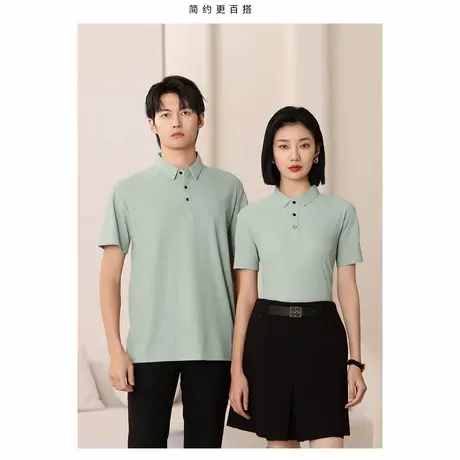 元首夏季男女POLO衫商务休闲时尚短袖T恤L25054图片