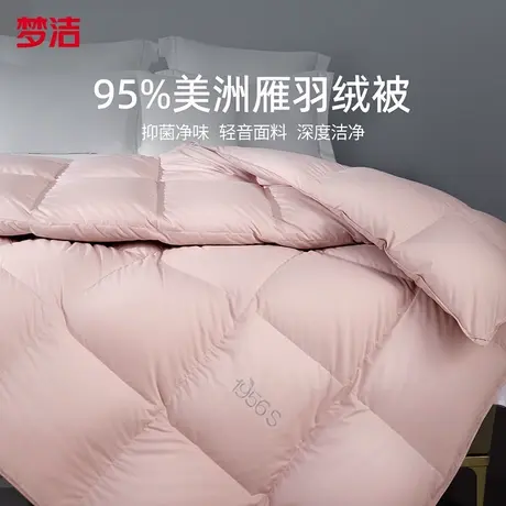梦洁【8月会员内购节】羽绒被芯95%美洲雁鸭绒被加厚保暖商品大图