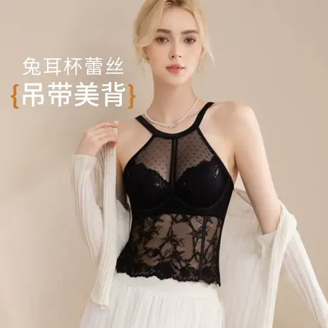 Shaply/莎莲妮大胸显小内衣女大码薄款透气蕾丝防走光收副乳文胸商品大图