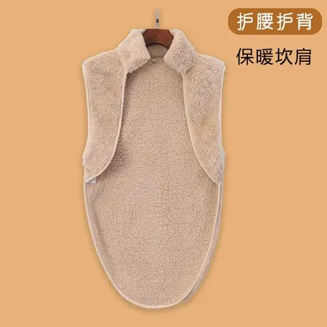 护背保暖背心女冬天马甲老年人坎肩商品大图