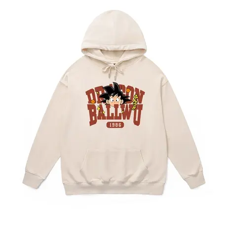 动漫卫衣男七龙珠日系悟空长袖加肥加大胖子青少年薄款中长款上衣商品大图