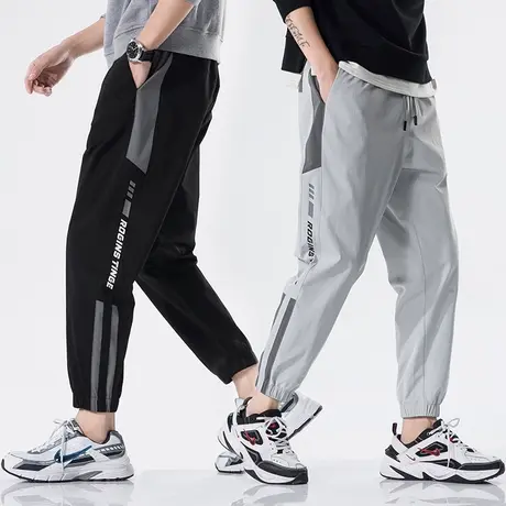 青少年13初中学生14春秋宽松15岁休闲裤子大童16男孩17潮流九分裤商品大图