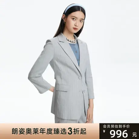LANCY/朗姿小西装外套长袖高级夏季新款小个子上衣西服薄款女图片