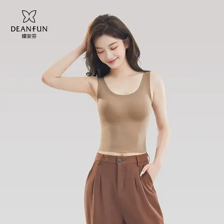 蝶安芬无痕美背无钢圈甜美背心舒适文胸罩内衣套装秋冬固定双肩带商品大图