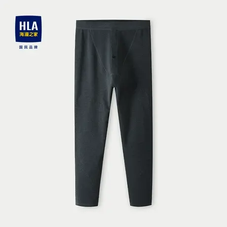 HLA/海澜之家远红外保暖秋裤2025秋冬新款舒适亲肤打底贴身裤子男图片