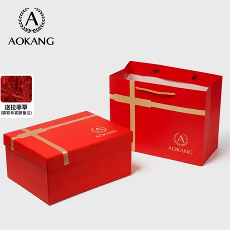 【单买bu发】奥康女包礼盒礼袋套装送女友送老婆送妈妈生日礼物图片