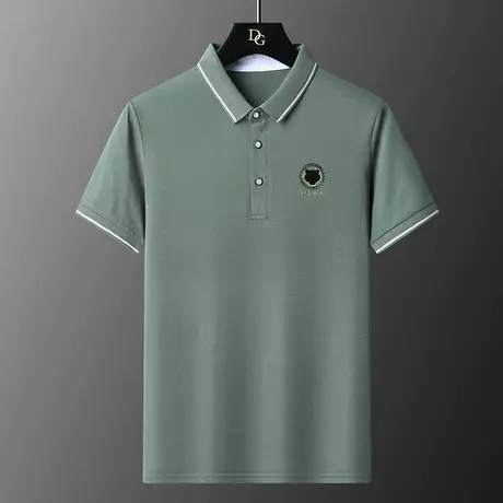 简单款短袖polo衫男韩版百搭翻领T恤虎年夏季新款时尚ins潮流男装商品大图