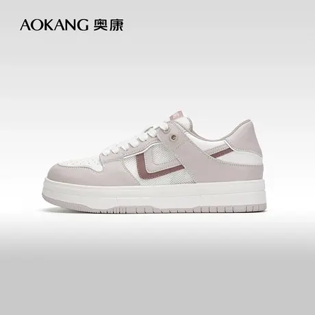 【门店发货】奥康女鞋 春秋季新款时尚休闲平底滑板鞋日常百搭图片