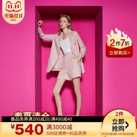 Juicy Couture橘滋23新款春风十里立体女装绣花女士休闲西裤商品大图