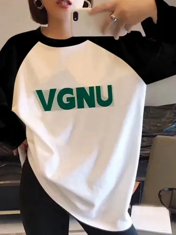 春秋装仿棉长袖t恤女2023新款欧货冬季内搭打底衫韩版宽松上衣潮图片