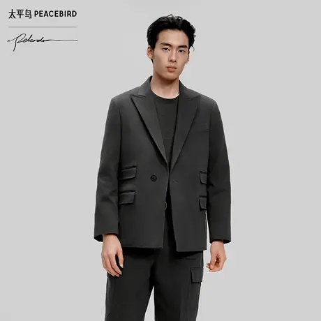 【PETER DO联名】太平鸟男装 休闲西服宽松舒适男士西服B1BBF3C10图片