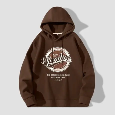 ZR真维斯卫衣女连帽装宽松小众美式复古上衣2023年新款春秋薄外套图片