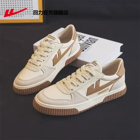 回力官方旗舰店女鞋帆布鞋春2023小众百搭潮流休闲原创简约小白鞋商品大图