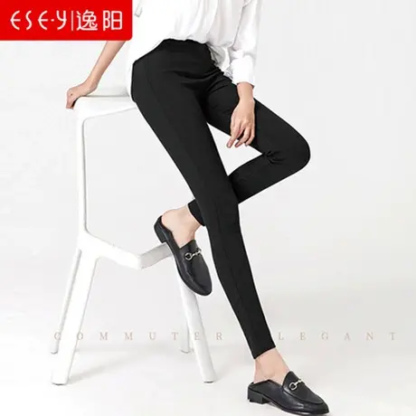 逸阳2023春秋新款清仓显瘦魔术打底裤女外穿紧身小脚高腰铅笔大码图片