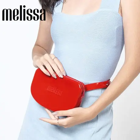 Melissa梅丽莎时尚缤纷果冻色彩小巧女士腰包34397商品大图