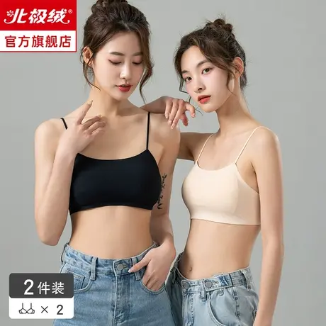 无痕抹胸内衣女夏季薄款裹胸防走光无钢圈防下垂美背防滑文胸罩商品大图