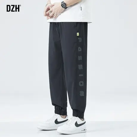 男士速干裤子男夏季束脚裤休闲男裤薄款2023新款潮牌休闲裤宽松裤商品大图