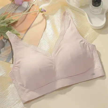 Shaply/莎莲妮内衣女大胸显小薄款软钢圈调整型上托聚拢收副乳商品大图