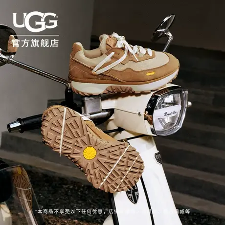 UGG春季新款女士时尚舒适低帮厚底复古老爹休闲鞋明星同款1167491图片