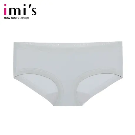 爱美丽IMIS内裤女顺滑光面纯色低腰包臀平角裤IM23AXT1商品大图