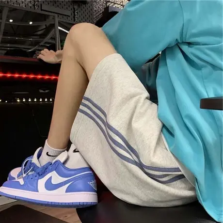 大码阔腿短裤女夏季宽松韩版小个子高腰显瘦休闲运动五分裤潮ins商品大图