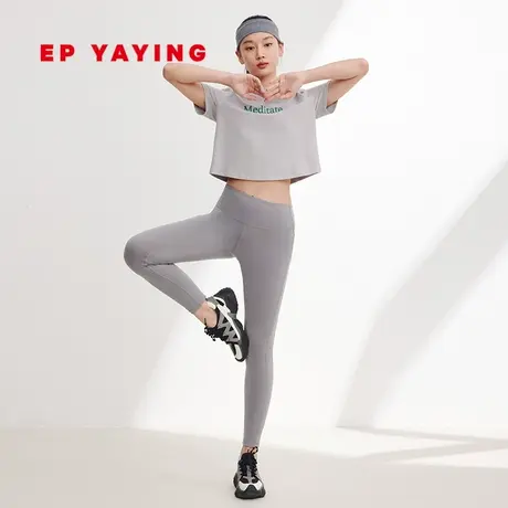 EP YAYING雅莹女装 纯棉时尚运动短袖T恤上衣 2024早春新品5329B图片